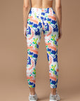 Colorful water color tie dye leggings