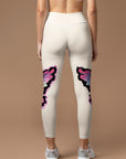 Animal butterfly 3D print yoga leggings