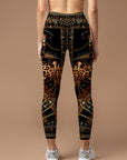 Animal leopard baroque ring in the moonlight leggings