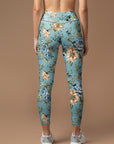 Flower vintage spring rose leggings